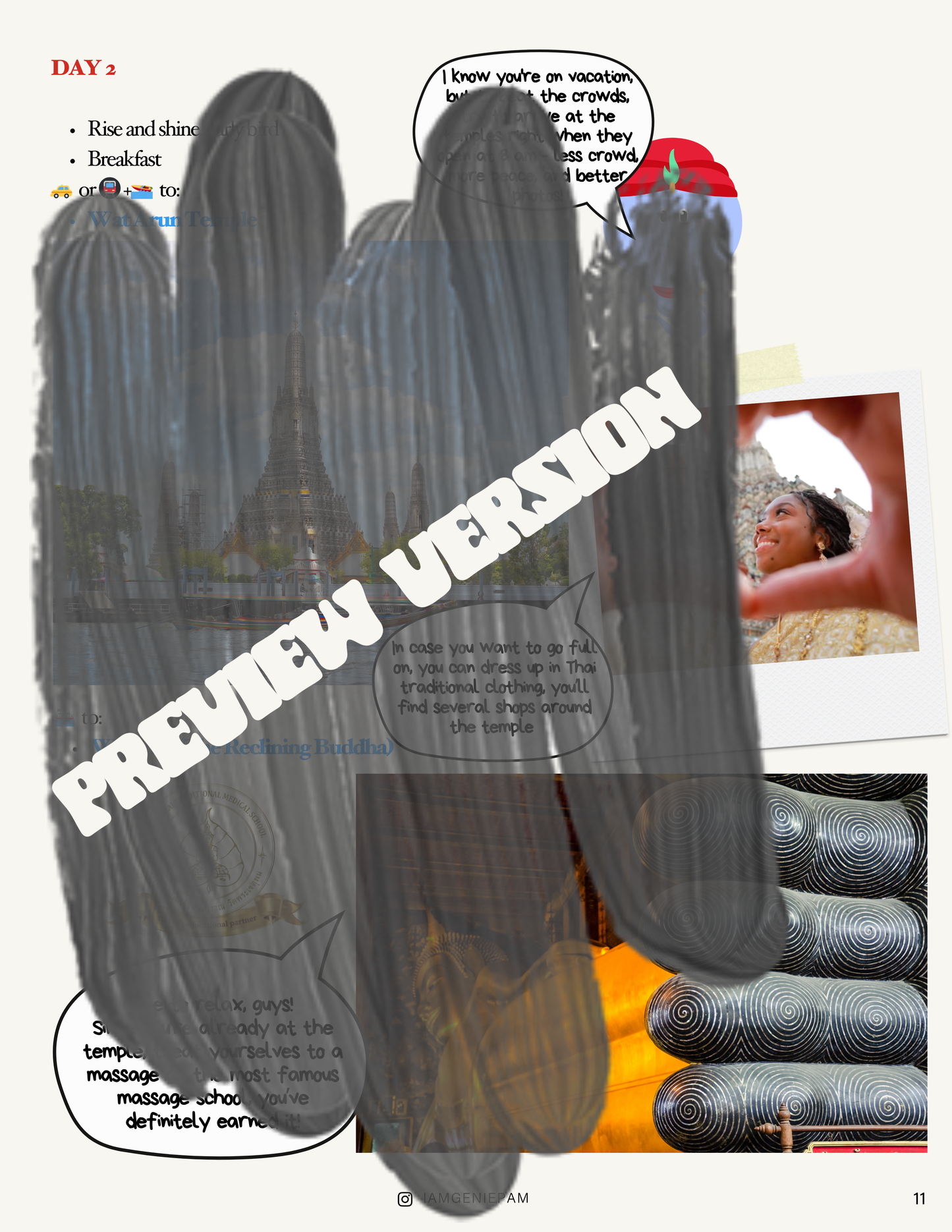 BANGKOK: a 3–4 Day Itinerary  Temples, Markets, Street Food and Rooftops by GeniePam