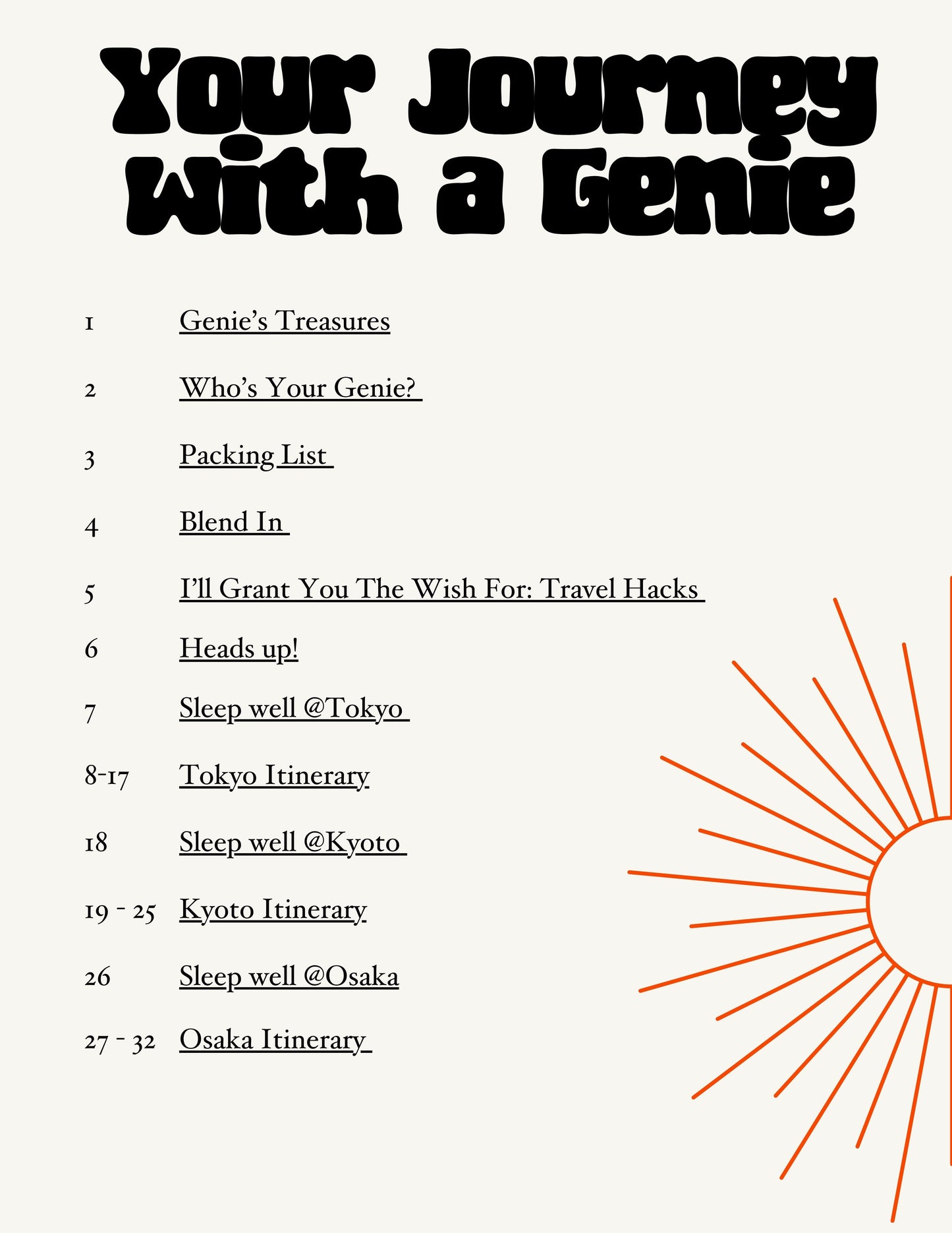 Japan 🇯🇵 for 16 days by GeniePam