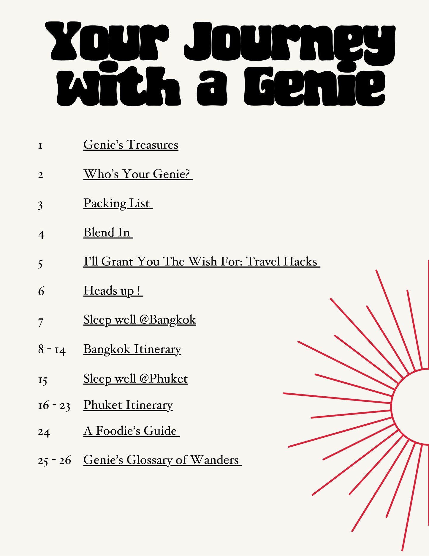 Thailand 🇹🇭 for 8 days by GeniePam