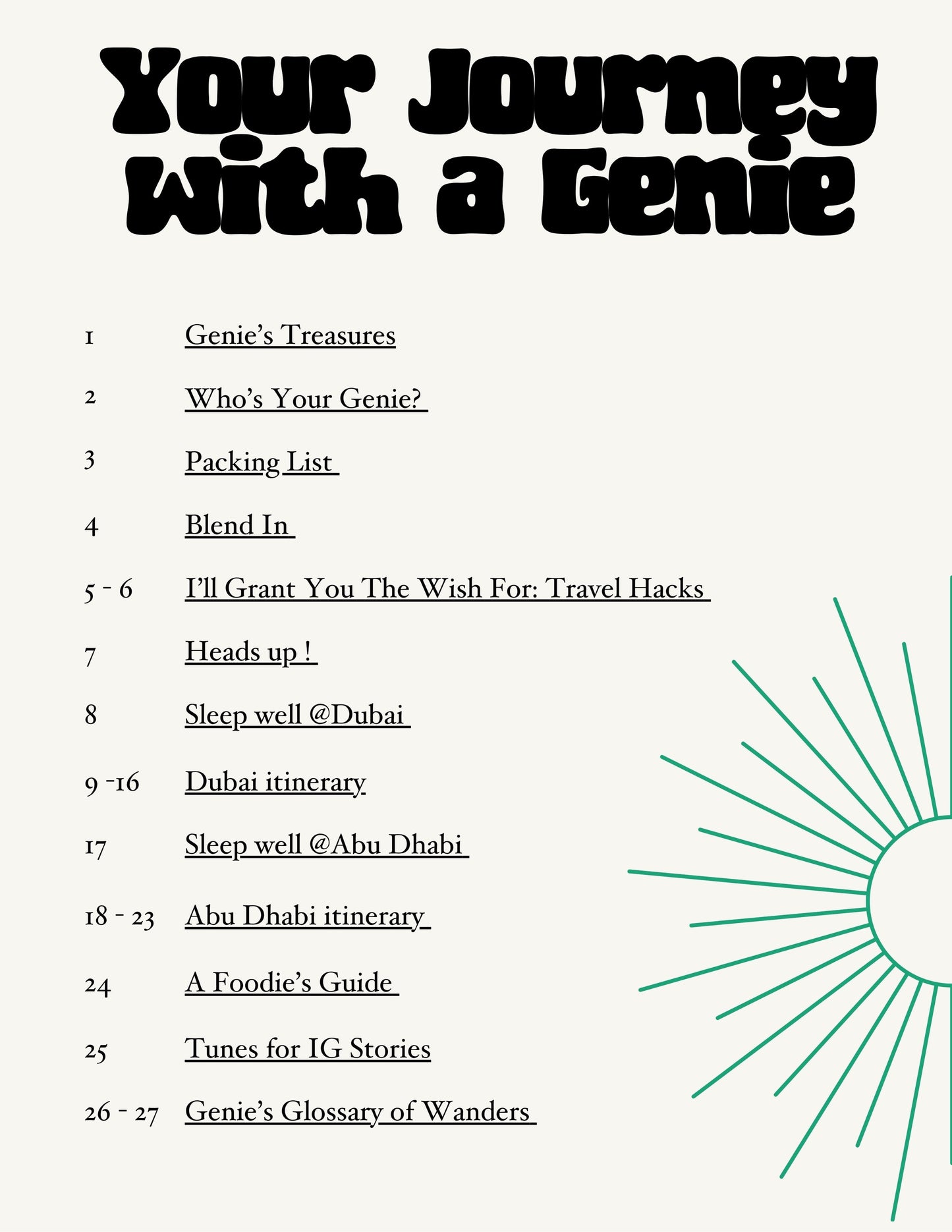 UAE 🇦🇪 for 8 days by GeniePam